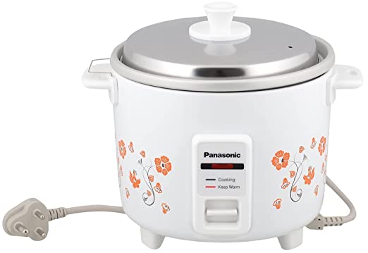 Panasonic SR-WA10H(E) 1 Liter Rice Cooker, White Panasonic SR-WA10H(E) 1 Liter Rice Cooker, White